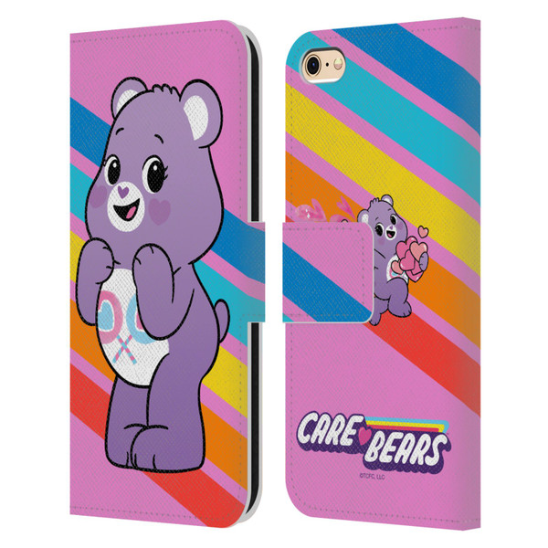 Care Bears Characters Share Leather Book Wallet Case Cover For Apple iPhone 6 / iPhone 6s