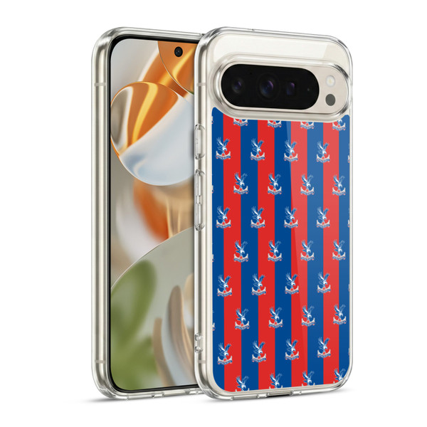 Crystal Palace FC Crest Pattern Soft Gel Case for Google Pixel 9 / Pixel 9 Pro