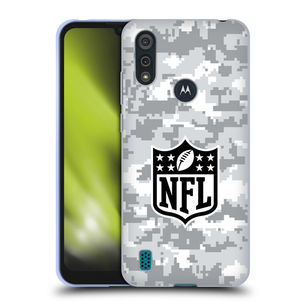 NFL Shield Digital Camouflage Soft Gel Case for Motorola Moto E6s (2020)