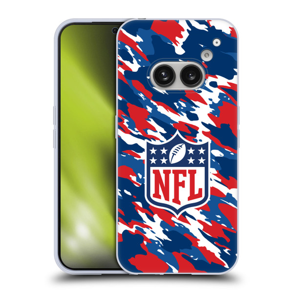 NFL Shield Camouflage Soft Gel Case for Nothing Phone (2a)
