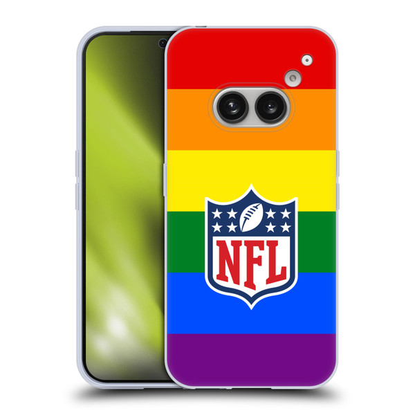 NFL Shield Pride Soft Gel Case for Nothing Phone (2a)