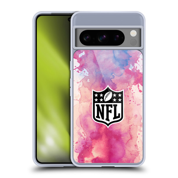 NFL Shield Watercolor Soft Gel Case for Google Pixel 8 Pro