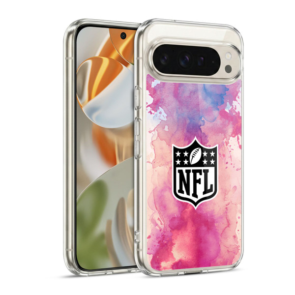 NFL Shield Watercolor Soft Gel Case for Google Pixel 9 / Pixel 9 Pro