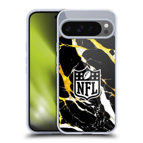 NFL Shield Marble Soft Gel Case for Google Pixel 9 Pro XL