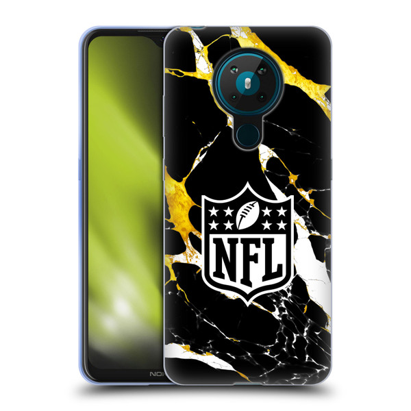 NFL Shield Marble Soft Gel Case for Nokia 5.3