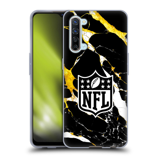 NFL Shield Marble Soft Gel Case for OPPO Find X2 Lite 5G