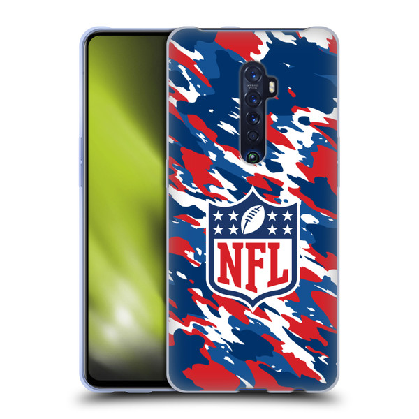 NFL Shield Camouflage Soft Gel Case for OPPO Reno 2