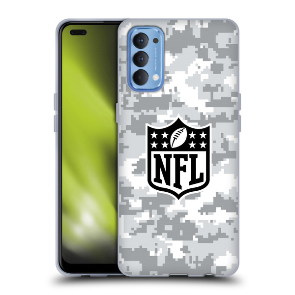 NFL Shield Digital Camouflage Soft Gel Case for OPPO Reno 4 5G