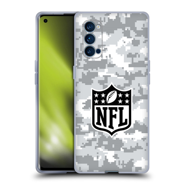 NFL Shield Digital Camouflage Soft Gel Case for OPPO Reno 4 Pro 5G