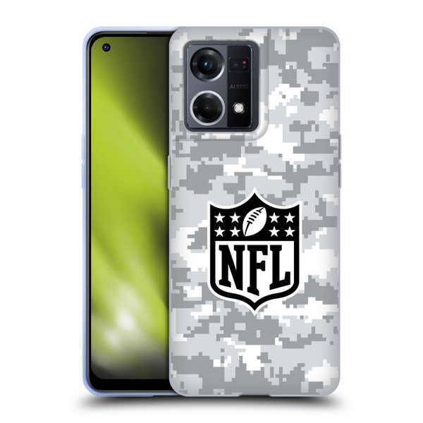 NFL Shield Digital Camouflage Soft Gel Case for OPPO Reno8 4G