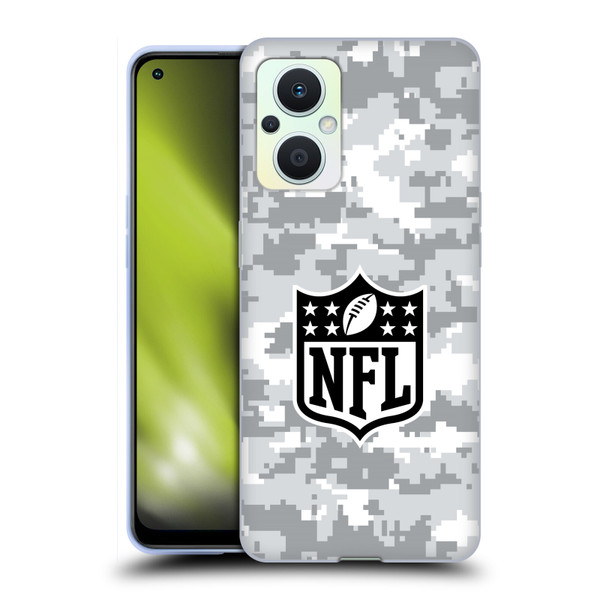 NFL Shield Digital Camouflage Soft Gel Case for OPPO Reno8 Lite