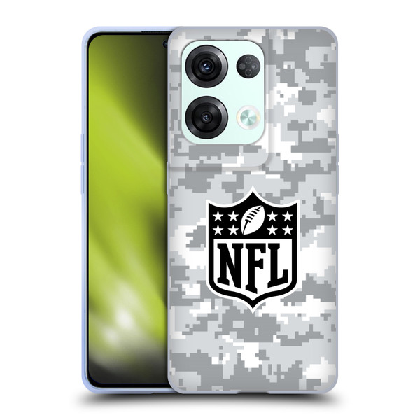 NFL Shield Digital Camouflage Soft Gel Case for OPPO Reno8 Pro
