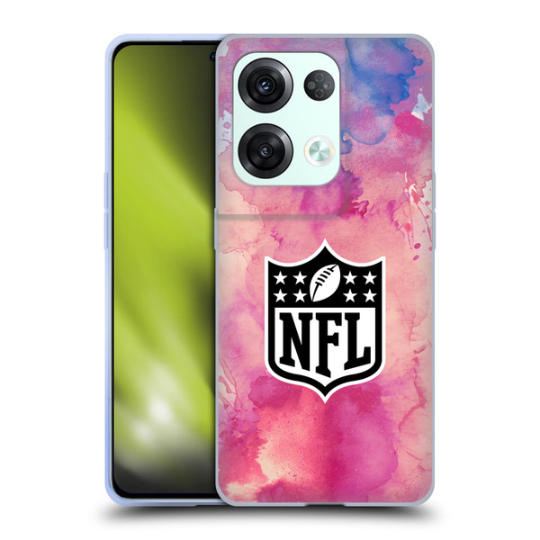 NFL Shield Watercolor Soft Gel Case for OPPO Reno8 Pro