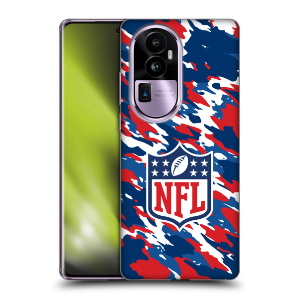 NFL Shield Camouflage Soft Gel Case for OPPO Reno10 Pro+