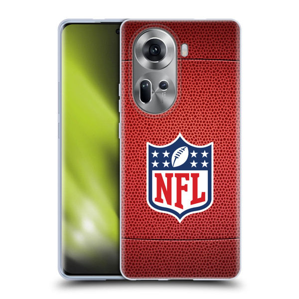 NFL Shield Football Soft Gel Case for OPPO Reno11