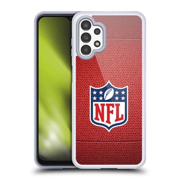 NFL Shield Football Soft Gel Case for Samsung Galaxy A13 (2022)