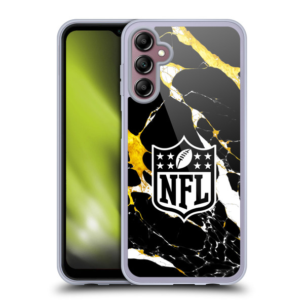 NFL Shield Marble Soft Gel Case for Samsung Galaxy A14 5G