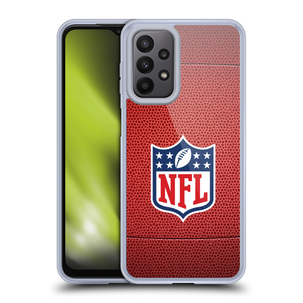 NFL Shield Football Soft Gel Case for Samsung Galaxy A23 / 5G (2022)