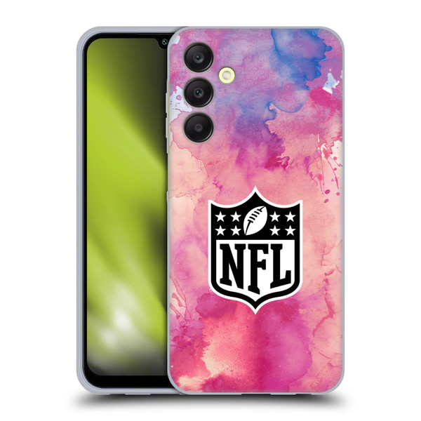NFL Shield Watercolor Soft Gel Case for Samsung Galaxy A25 5G