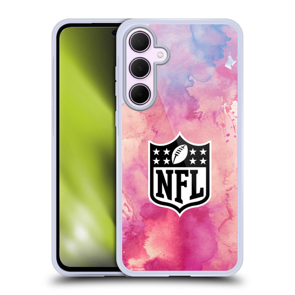 NFL Shield Watercolor Soft Gel Case for Samsung Galaxy A35 5G