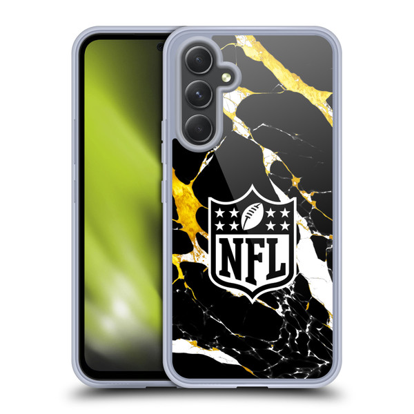 NFL Shield Marble Soft Gel Case for Samsung Galaxy A54 5G