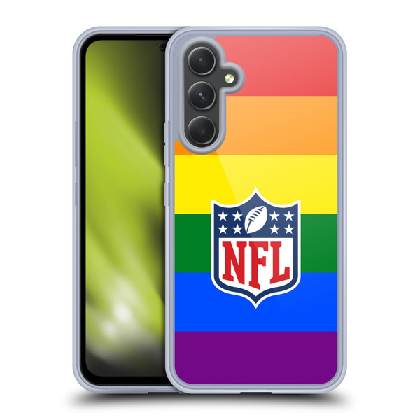 NFL Shield Pride Soft Gel Case for Samsung Galaxy A54 5G