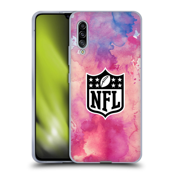 NFL Shield Watercolor Soft Gel Case for Samsung Galaxy A90 5G (2019)