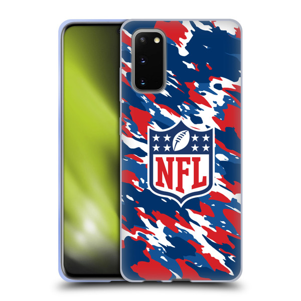 NFL Shield Camouflage Soft Gel Case for Samsung Galaxy S20 / S20 5G