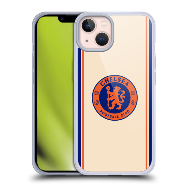 Chelsea Football Club 2024/25 Kit Away Soft Gel Case for Apple iPhone 13