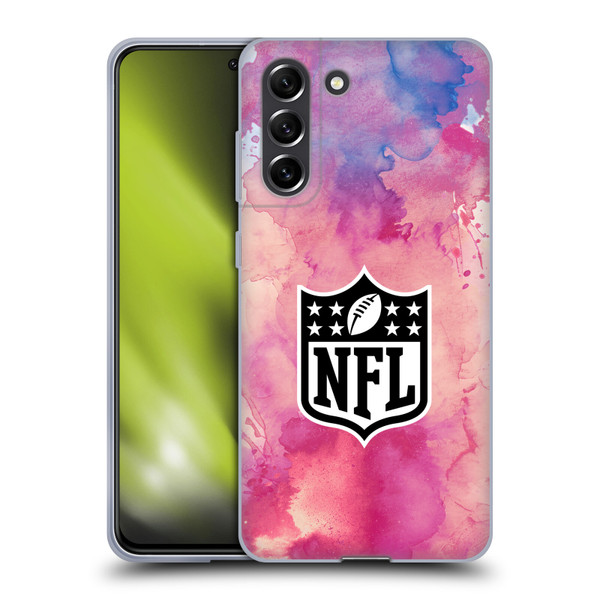 NFL Shield Watercolor Soft Gel Case for Samsung Galaxy S21 FE 5G