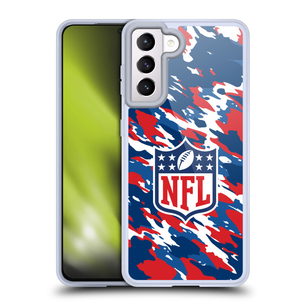 NFL Shield Camouflage Soft Gel Case for Samsung Galaxy S21 5G