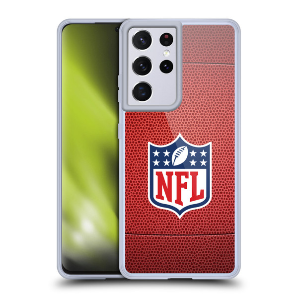NFL Shield Football Soft Gel Case for Samsung Galaxy S21 Ultra 5G