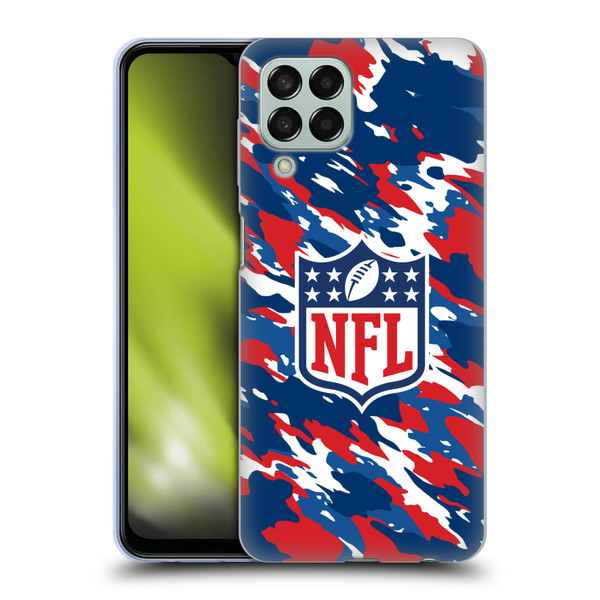 NFL Shield Camouflage Soft Gel Case for Samsung Galaxy M33 (2022)