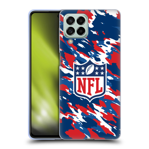 NFL Shield Camouflage Soft Gel Case for Samsung Galaxy M53 (2022)