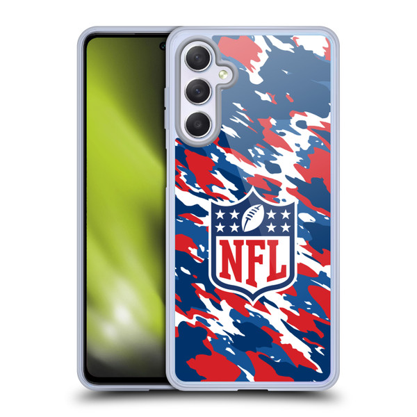 NFL Shield Camouflage Soft Gel Case for Samsung Galaxy M54 5G