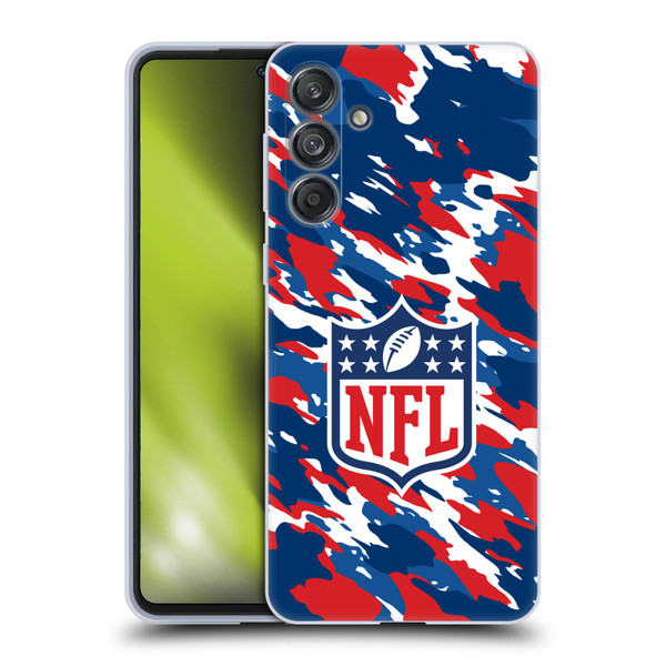 NFL Shield Camouflage Soft Gel Case for Samsung Galaxy M55 5G
