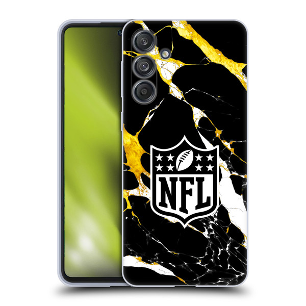 NFL Shield Marble Soft Gel Case for Samsung Galaxy M55 5G