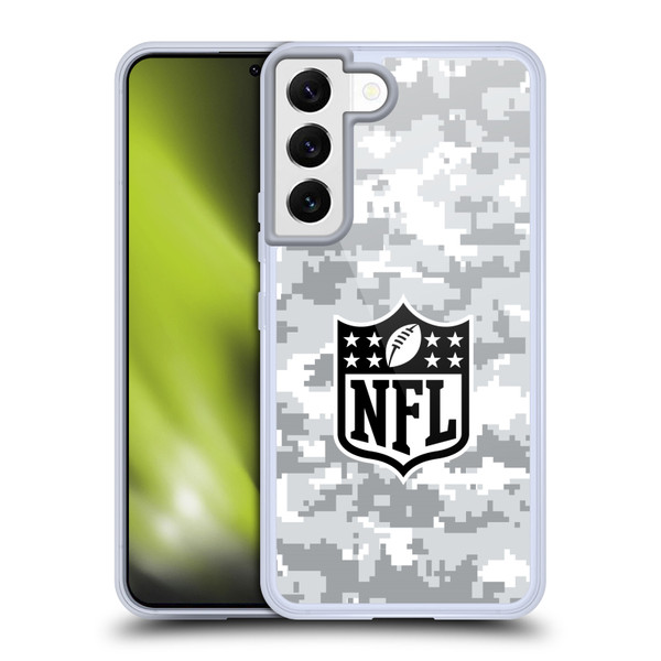 NFL Shield Digital Camouflage Soft Gel Case for Samsung Galaxy S22 5G