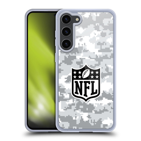 NFL Shield Digital Camouflage Soft Gel Case for Samsung Galaxy S23+ 5G