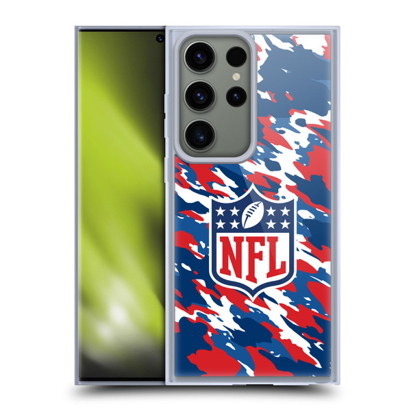 NFL Shield Camouflage Soft Gel Case for Samsung Galaxy S23 Ultra 5G