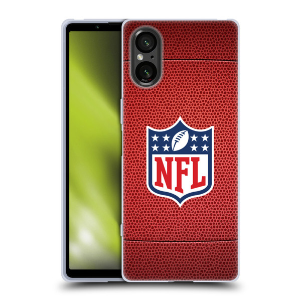 NFL Shield Football Soft Gel Case for Sony Xperia 5 V 5G