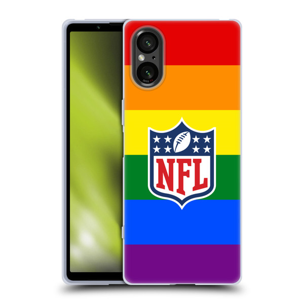 NFL Shield Pride Soft Gel Case for Sony Xperia 5 V 5G