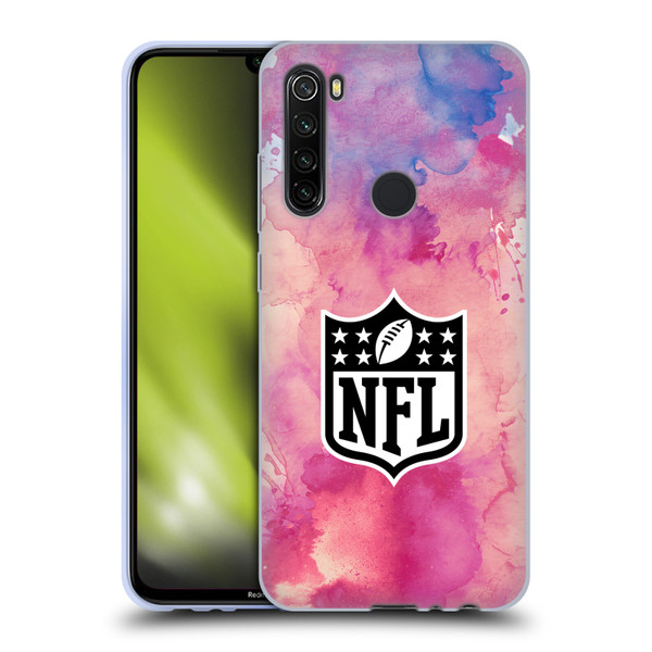 NFL Shield Watercolor Soft Gel Case for Xiaomi Redmi Note 8T