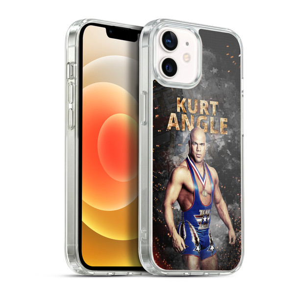 WWE Kurt Angle LED Image Soft Gel Case for Apple iPhone 12 / iPhone 12 Pro & MagSafe