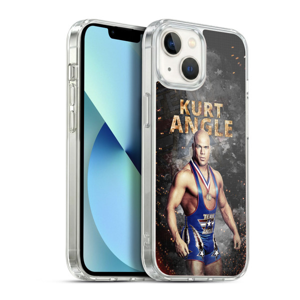 WWE Kurt Angle LED Image Soft Gel Case for Apple iPhone 13