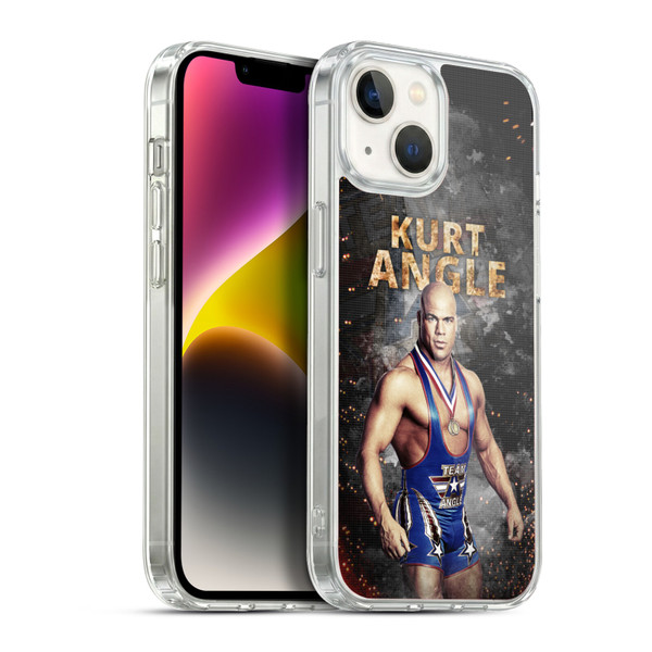 WWE Kurt Angle LED Image Soft Gel Case for Apple iPhone 14