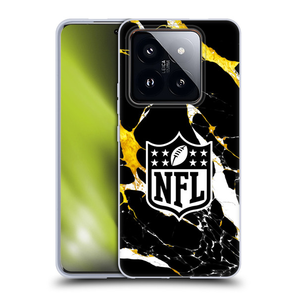 NFL Shield Marble Soft Gel Case for Xiaomi 14 Pro