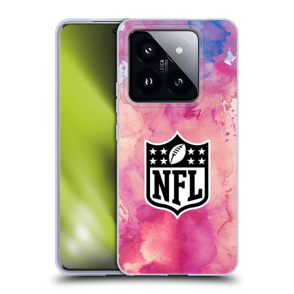 NFL Shield Watercolor Soft Gel Case for Xiaomi 14 Pro