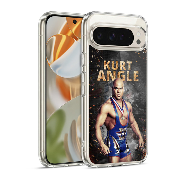 WWE Kurt Angle LED Image Soft Gel Case for Google Pixel 9 / Pixel 9 Pro