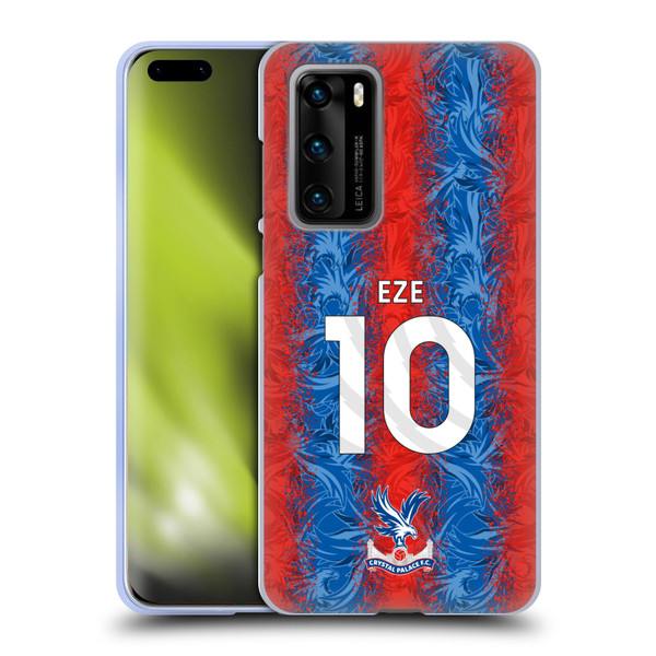 Crystal Palace FC 2024/25 Players Home Kit Eberechi Eze Soft Gel Case for Huawei P40 5G